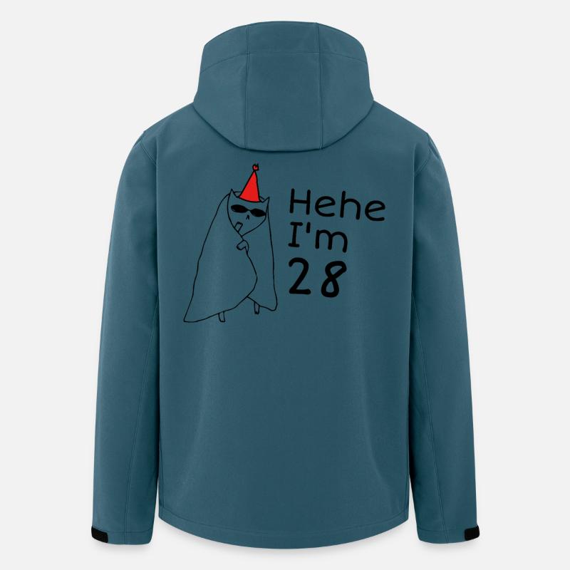 28-jähriges Jubiläum – 28-jähriges Jubiläumsgeschenk - Recycelte Männer Softshell-Jacke von Stanley/Stella - Dunkles Petrol