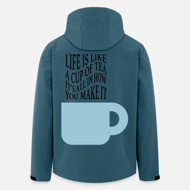 Life like tea - Men’s Recycled Softshell Jacket by Stanley/Stella - stargazer