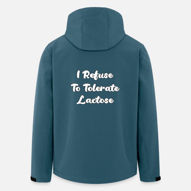 I Refuse To Tolerate Lactose - Men’s Recycled Softshell Jacket by Stanley/Stella - stargazer