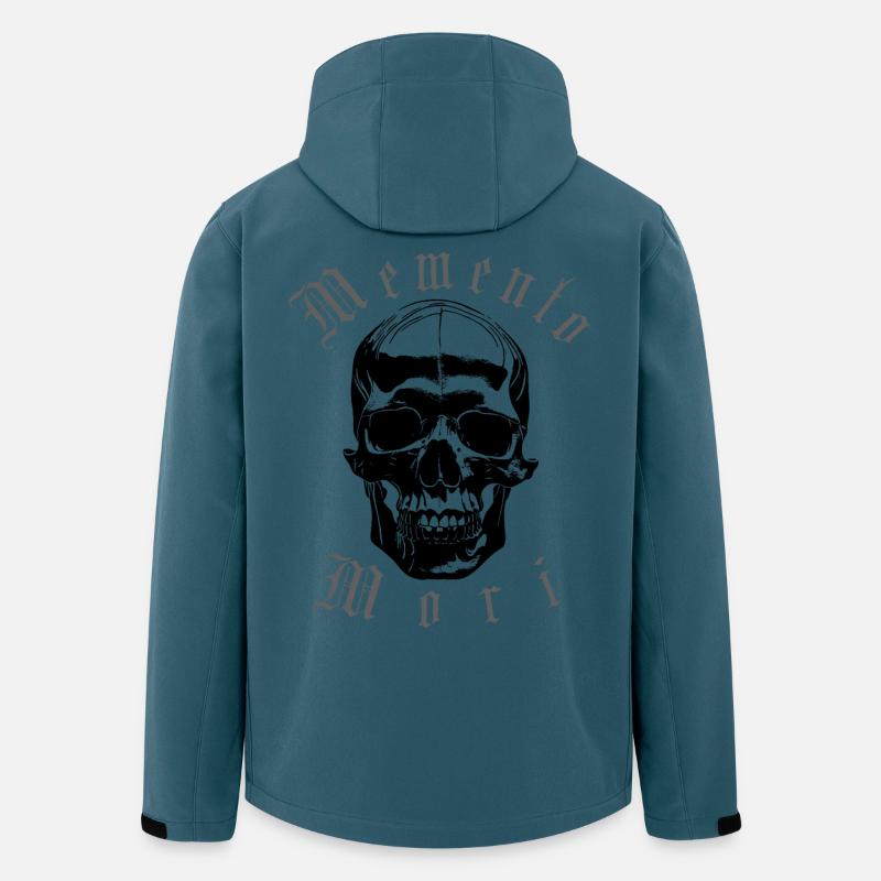 Memento Mori Skull - Recycelte Männer Softshell-Jacke von Stanley/Stella - Dunkles Petrol