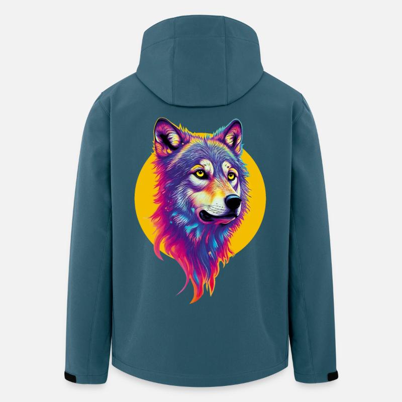 Wolf's Head - Men’s Recycled Softshell Jacket by Stanley/Stella - stargazer