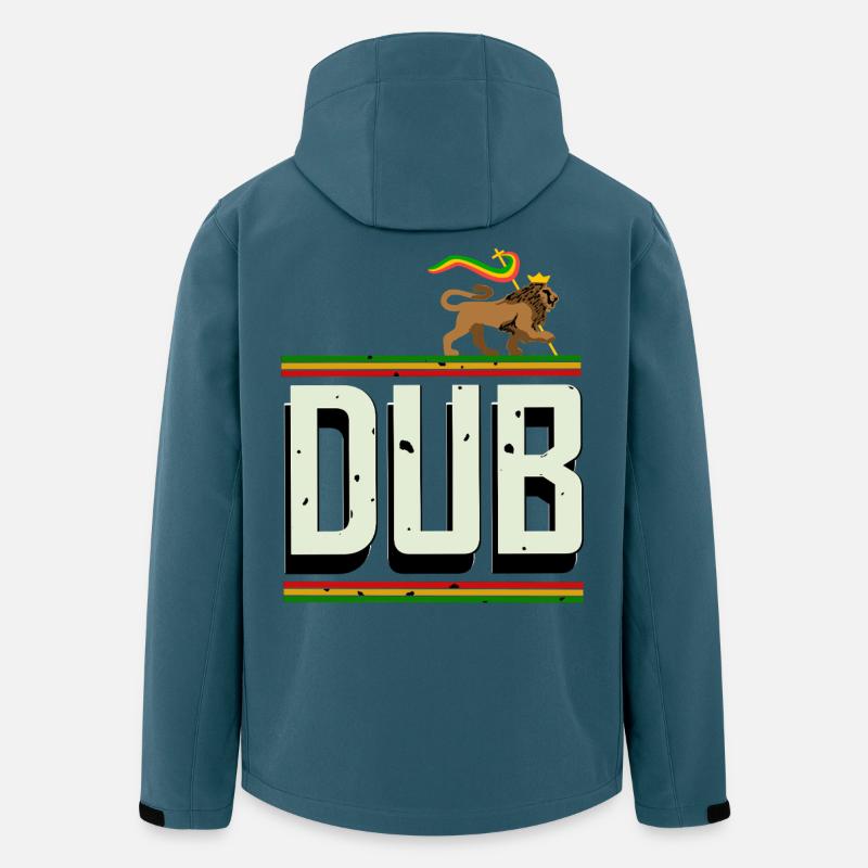 Dub Reggae - Recycelte Männer Softshell-Jacke von Stanley/Stella - Dunkles Petrol