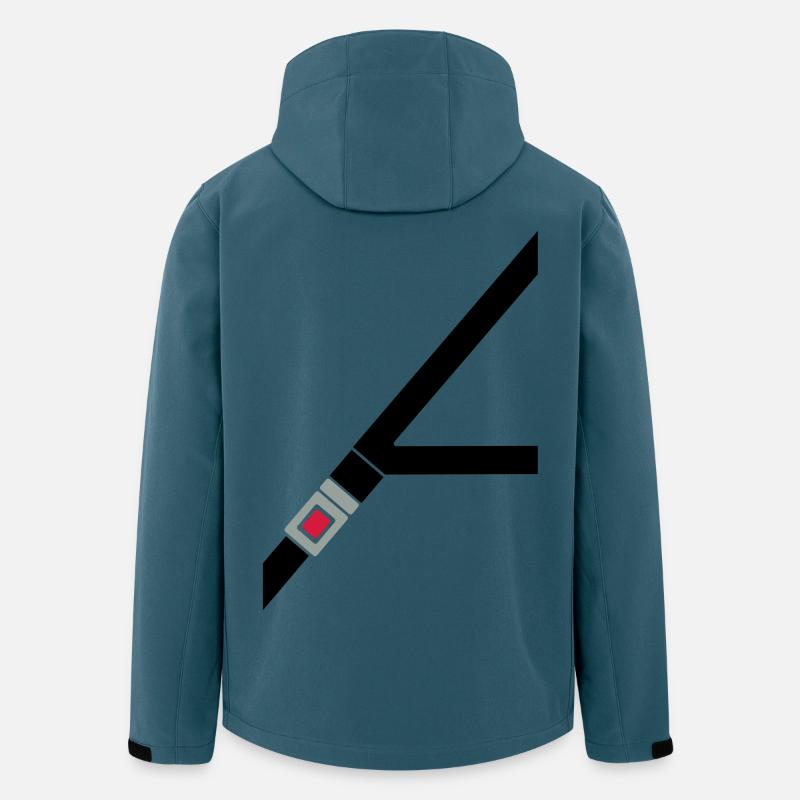 Sicherheitsgurt - Recycelte Männer Softshell-Jacke von Stanley/Stella - Dunkles Petrol