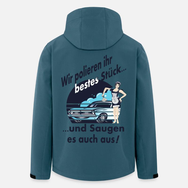 Car Laundry - Men’s Recycled Softshell Jacket by Stanley/Stella - stargazer