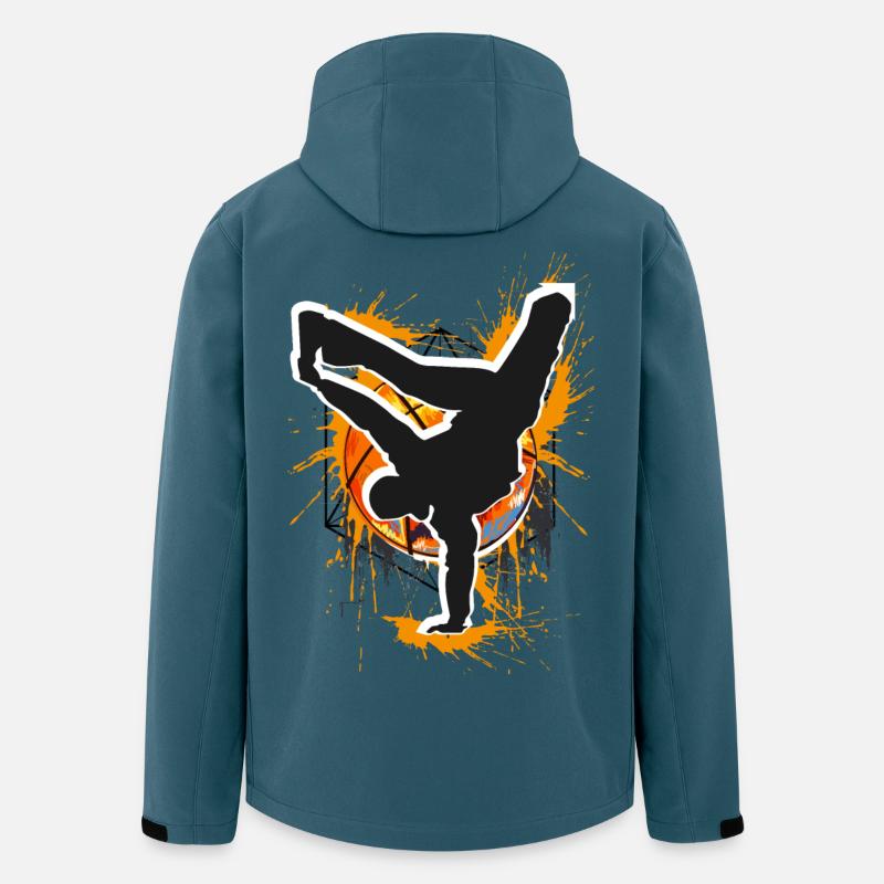 Breakdance - Breakdancer - Breakdancing - Bboy - Recycelte Männer Softshell-Jacke von Stanley/Stella - Dunkles Petrol