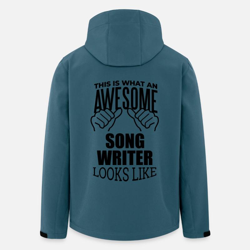 Songwriter - Recycelte Männer Softshell-Jacke von Stanley/Stella - Dunkles Petrol