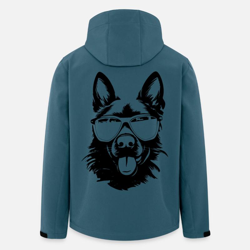 Cool German Shepherd - Men’s Recycled Softshell Jacket by Stanley/Stella - stargazer