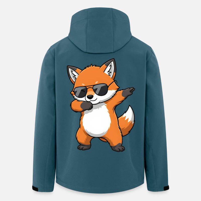 Dab Fox - Veste softshell homme en polyester recyclé Stanley/Stella - bleu pétrole foncé