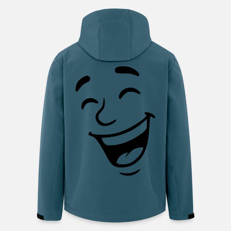 Laughing face - Men’s Recycled Softshell Jacket by Stanley/Stella - stargazer