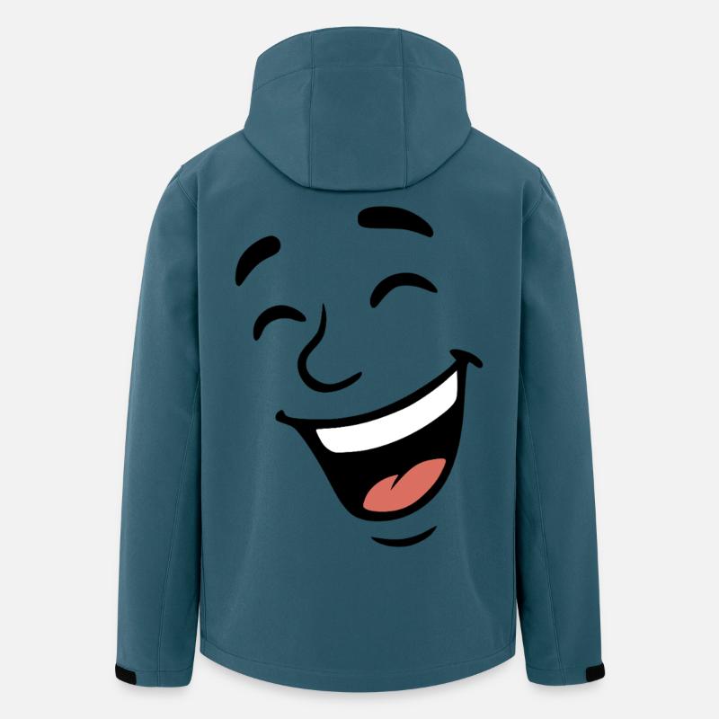 Face Laugh - Men’s Recycled Softshell Jacket by Stanley/Stella - stargazer