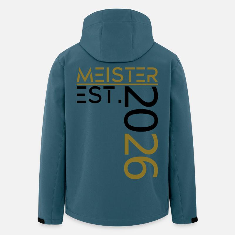Meister est. 2026 - Recycelte Männer Softshell-Jacke von Stanley/Stella - Dunkles Petrol