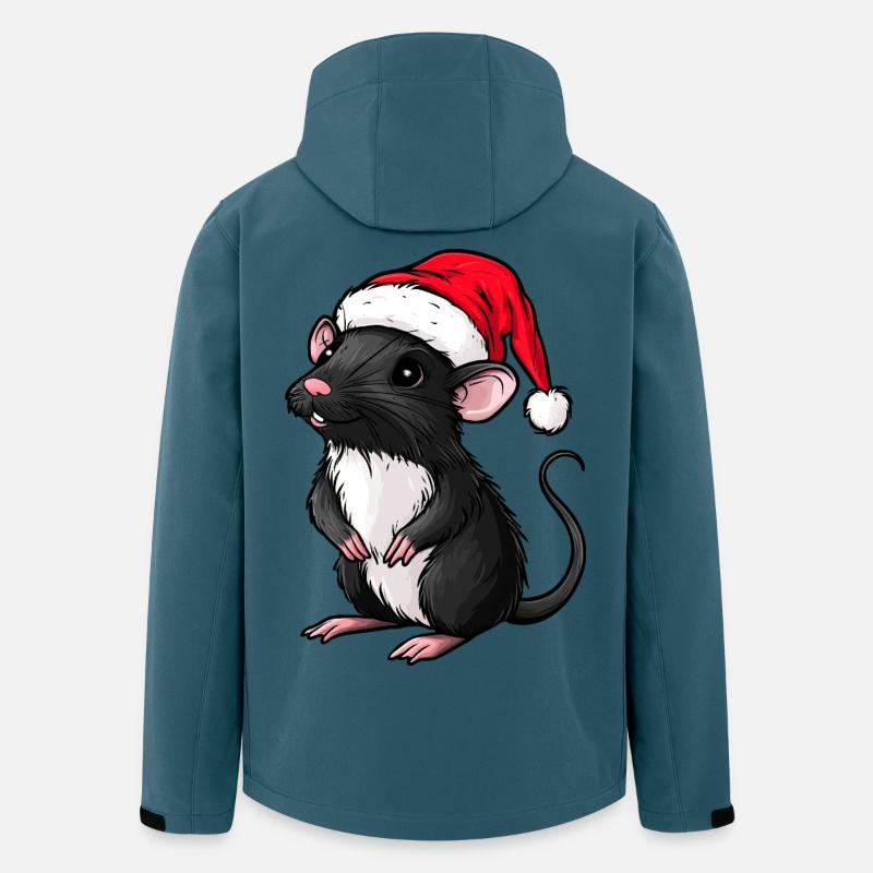 Julerotte - Stanley/Stella herre softshelljakke i genanvendt polyester - mørk petrol