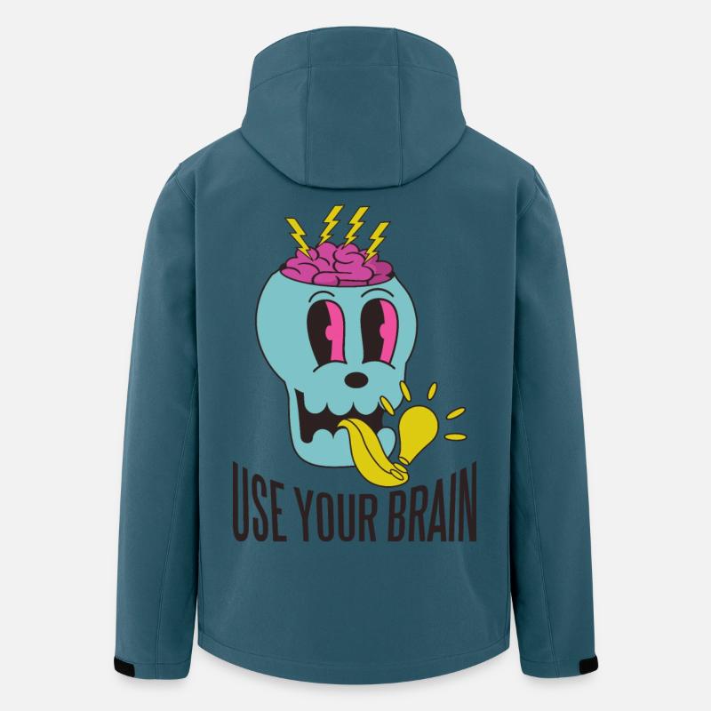 Use your brain - Men’s Recycled Softshell Jacket by Stanley/Stella - stargazer