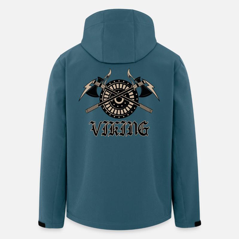 Wikinger - Recycelte Männer Softshell-Jacke von Stanley/Stella - Dunkles Petrol