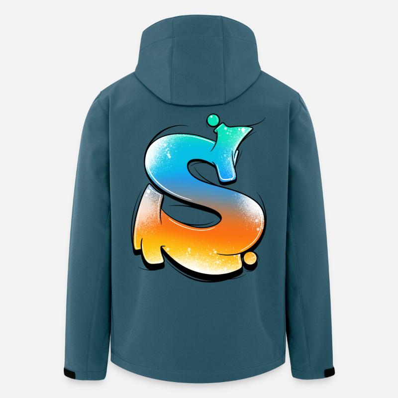 S-Gradient Neon Splashes - Men’s Recycled Softshell Jacket by Stanley/Stella - stargazer