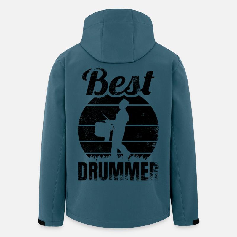 Lustiger Trommler - Recycelte Männer Softshell-Jacke von Stanley/Stella - Dunkles Petrol