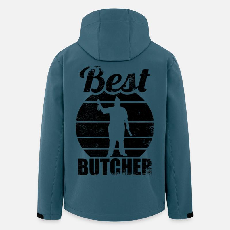 Metzger - Recycelte Männer Softshell-Jacke von Stanley/Stella - Dunkles Petrol