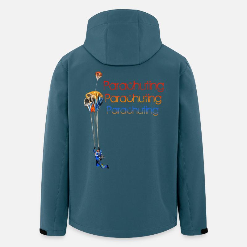 Parachuting - Recycelte Männer Softshell-Jacke von Stanley/Stella - Dunkles Petrol