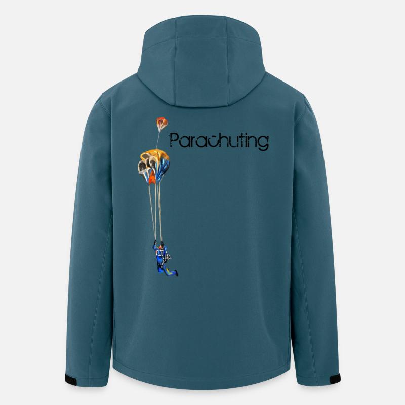 Parachuting - Recycelte Männer Softshell-Jacke von Stanley/Stella - Dunkles Petrol