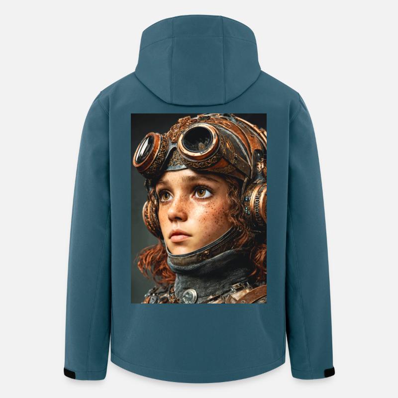 Brille Gaze Steampunk Scout - Recycelte Männer Softshell-Jacke von Stanley/Stella - Dunkles Petrol