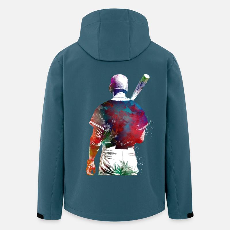 Baseball player #baseball #sport - Men’s Recycled Softshell Jacket by Stanley/Stella - stargazer