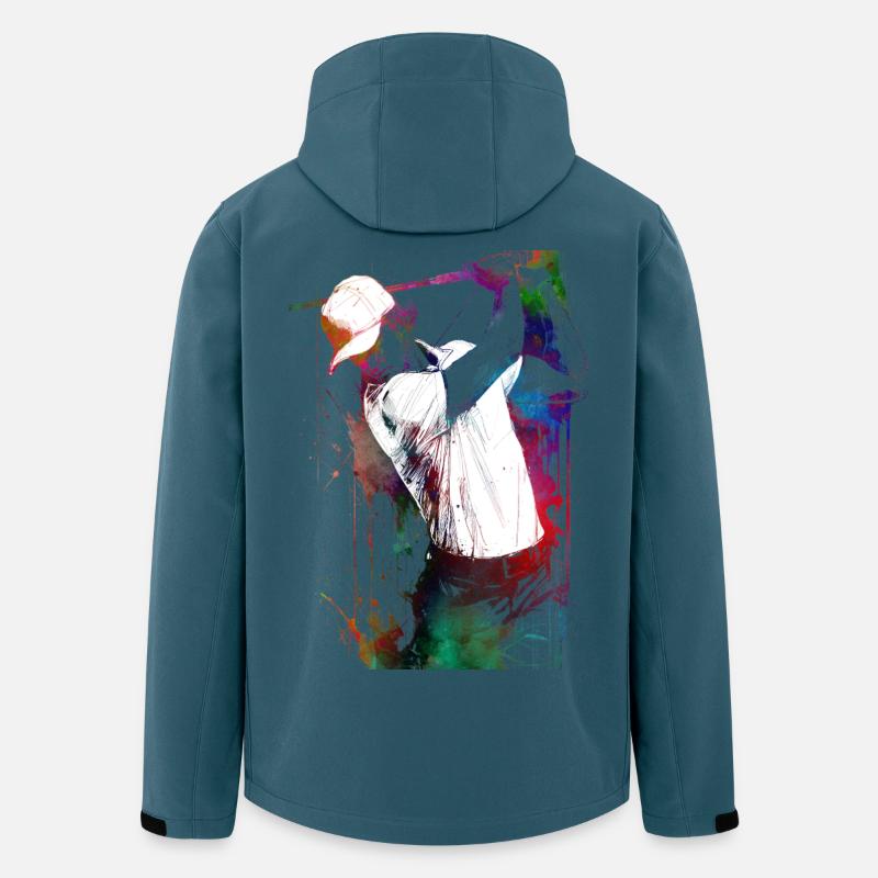 Golf player #golf - Men’s Recycled Softshell Jacket by Stanley/Stella - stargazer