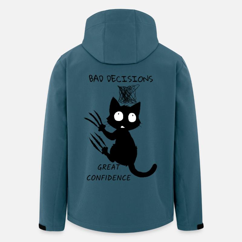 Sort killing med store øjne - Stanley/Stella herre softshelljakke i genanvendt polyester - mørk petrol