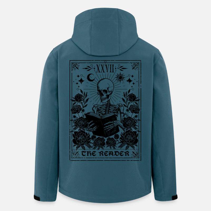 The Skeleton Reader Mystical Tarot  - Men’s Recycled Softshell Jacket by Stanley/Stella - stargazer