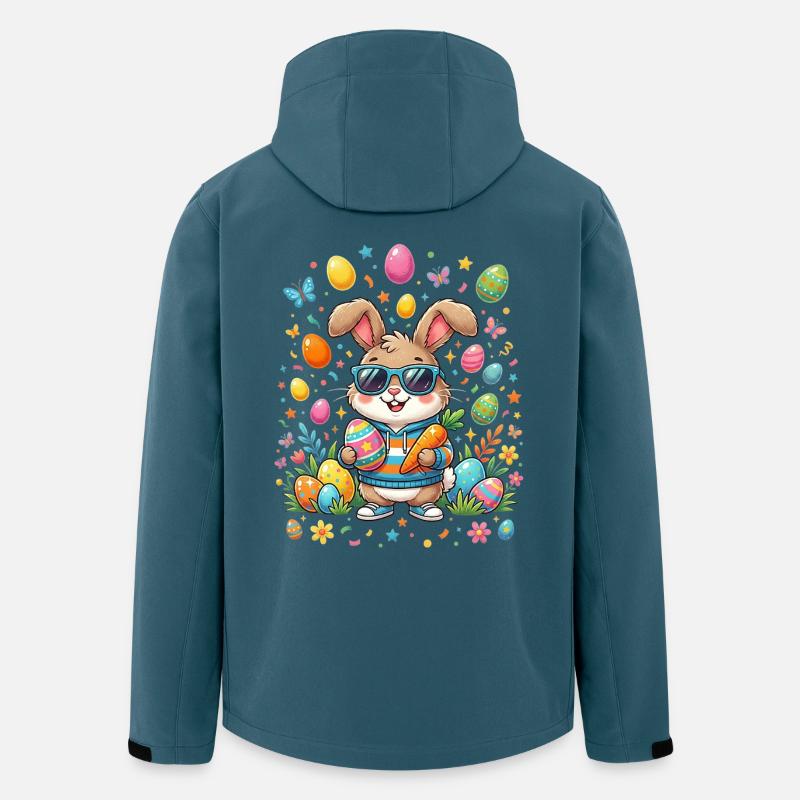 Osterhase Junge Sonnenbrille - Recycelte Männer Softshell-Jacke von Stanley/Stella - Dunkles Petrol