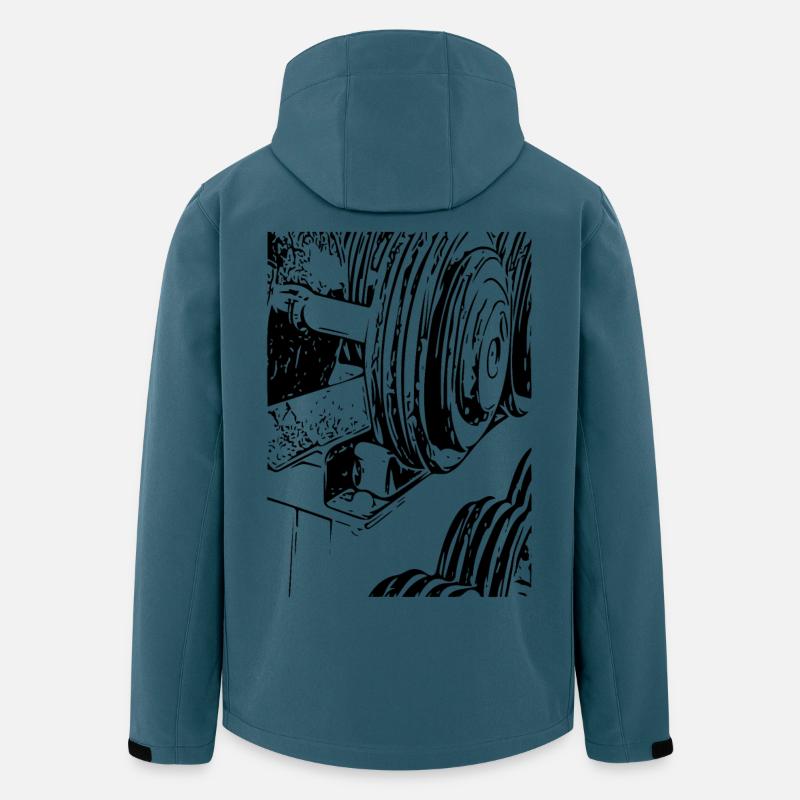 dumbbell - Men’s Recycled Softshell Jacket by Stanley/Stella - stargazer