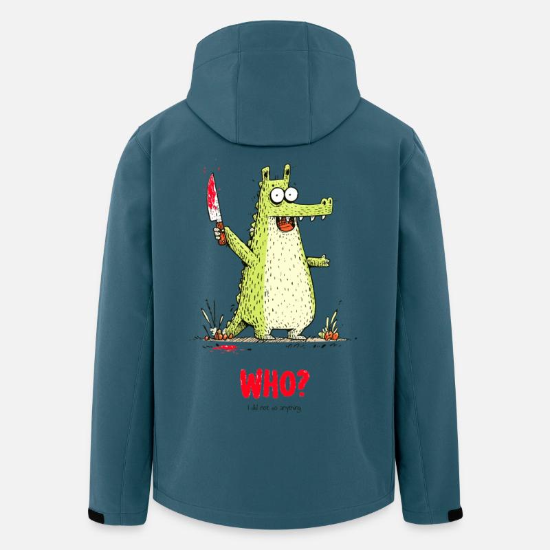 Who? - Recycelte Männer Softshell-Jacke von Stanley/Stella - Dunkles Petrol