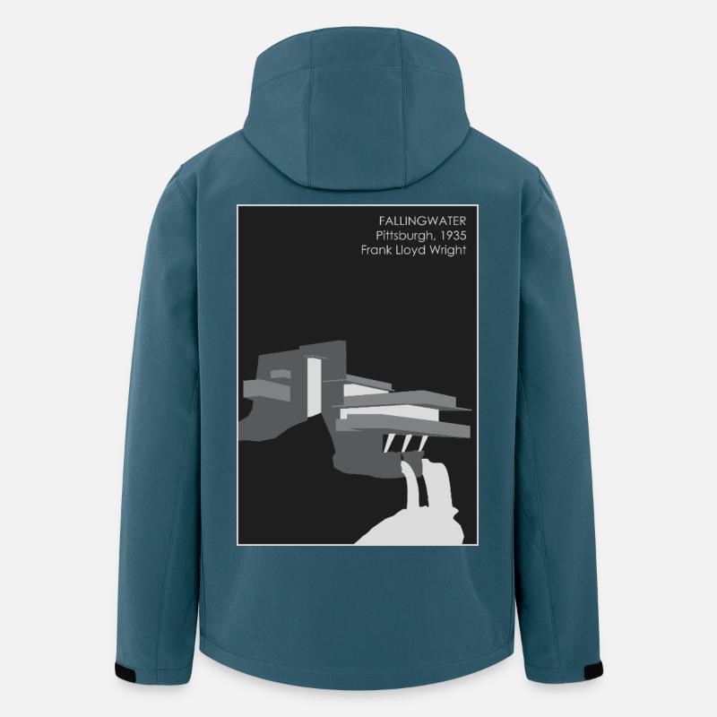 Modern architecture: Fallingwater - Men’s Recycled Softshell Jacket by Stanley/Stella - stargazer