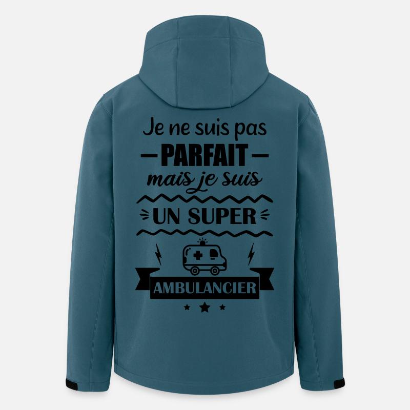 Super Emergency Ambulance - Men’s Recycled Softshell Jacket Discoverer by Stanley/Stella - stargazer