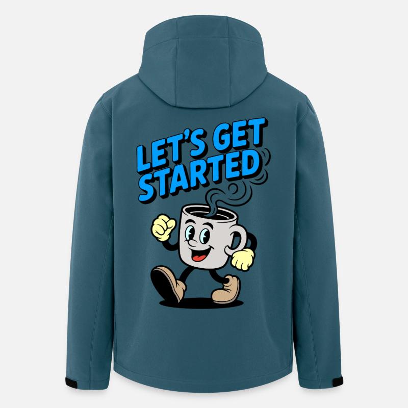 Let's Get Started Coffee Mug - Men’s Recycled Softshell Jacket by Stanley/Stella - stargazer