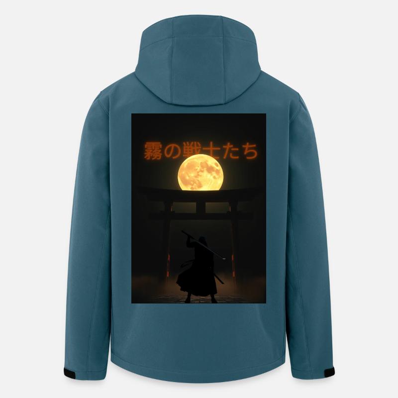 Mondlicht Nebelkämpfer - Recycelte Männer Softshell-Jacke von Stanley/Stella - Dunkles Petrol