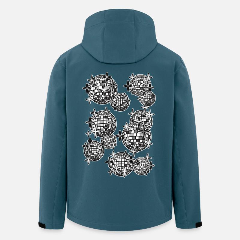Spiegelkugeln - Recycelte Männer Softshell-Jacke von Stanley/Stella - Dunkles Petrol