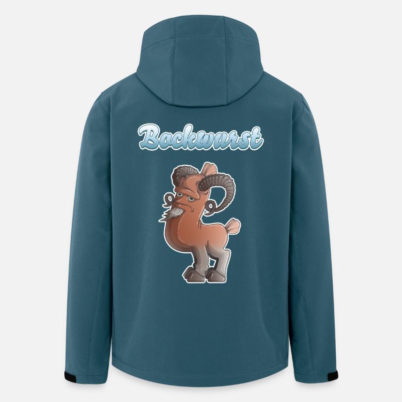 Bockwurst - Veste softshell homme en polyester recyclé Stanley/Stella - bleu pétrole foncé