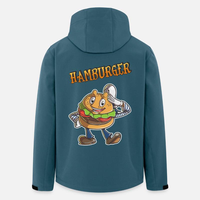 Hamburger - Recycelte Männer Softshell-Jacke von Stanley/Stella - Dunkles Petrol