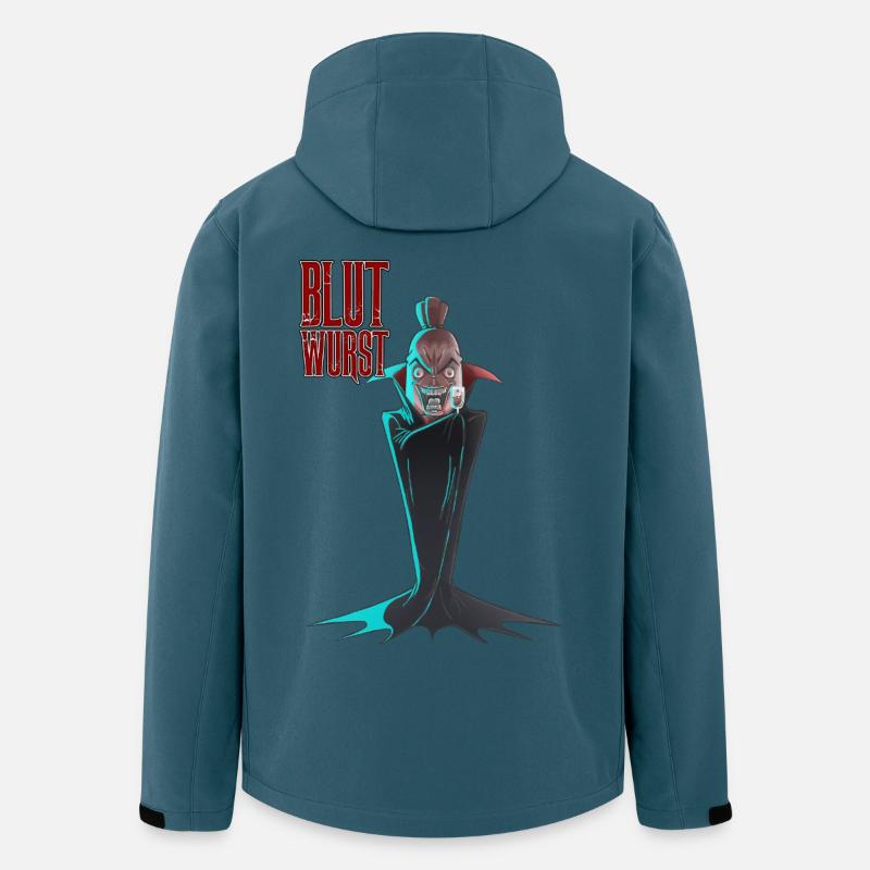 Blutwurst - Recycelte Männer Softshell-Jacke von Stanley/Stella - Dunkles Petrol