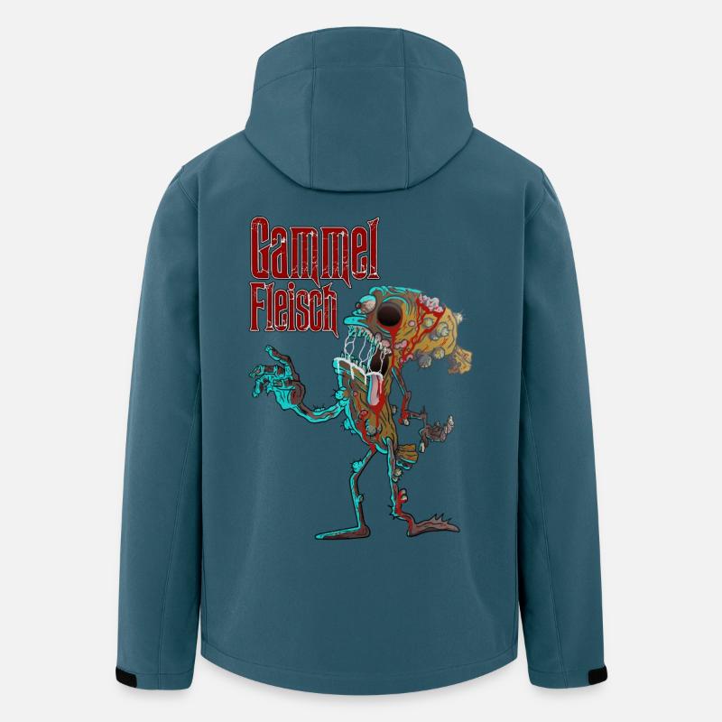 Gammelfleisch - Recycelte Männer Softshell-Jacke von Stanley/Stella - Dunkles Petrol
