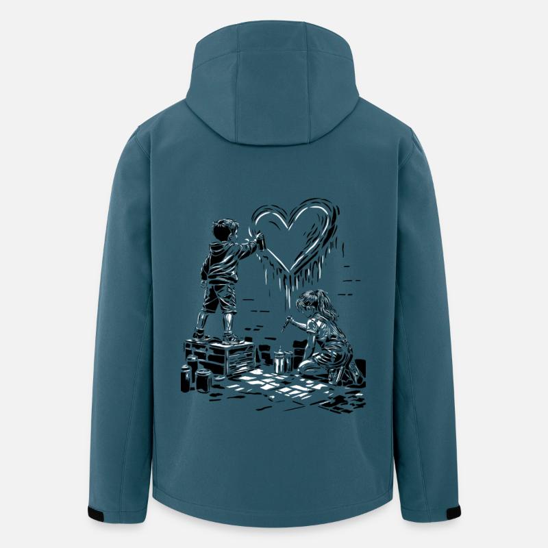 Paint lovers - Men’s Recycled Softshell Jacket by Stanley/Stella - stargazer