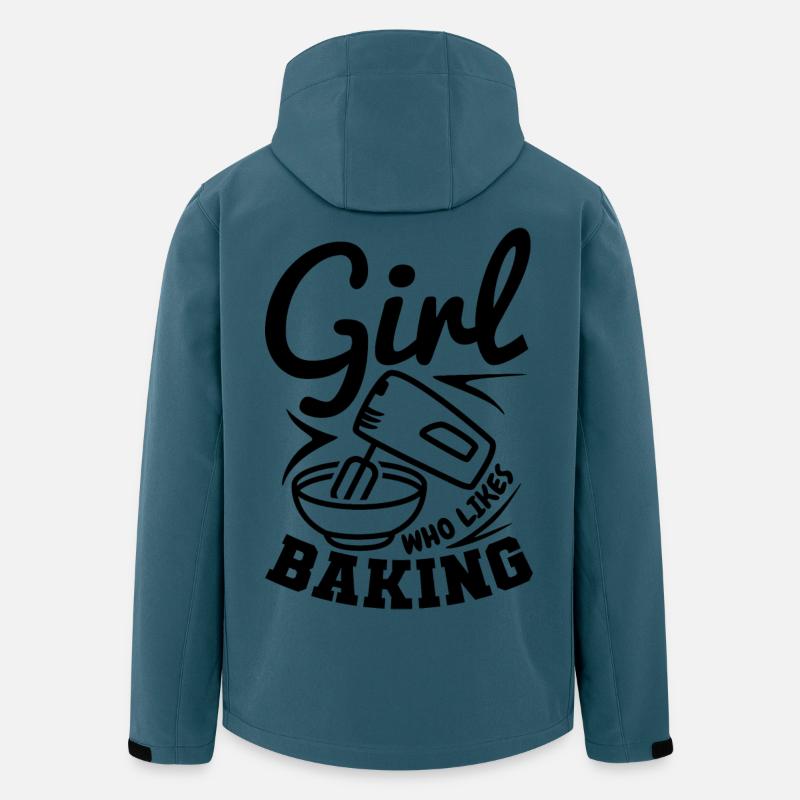 Bäcker Mädchen - Recycelte Männer Softshell-Jacke von Stanley/Stella - Dunkles Petrol