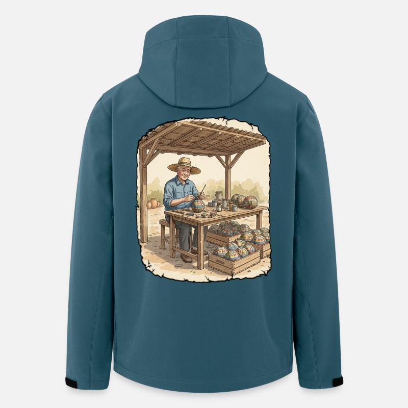 Pyro Fireworks Pyrotechnics - Men’s Recycled Softshell Jacket by Stanley/Stella - stargazer