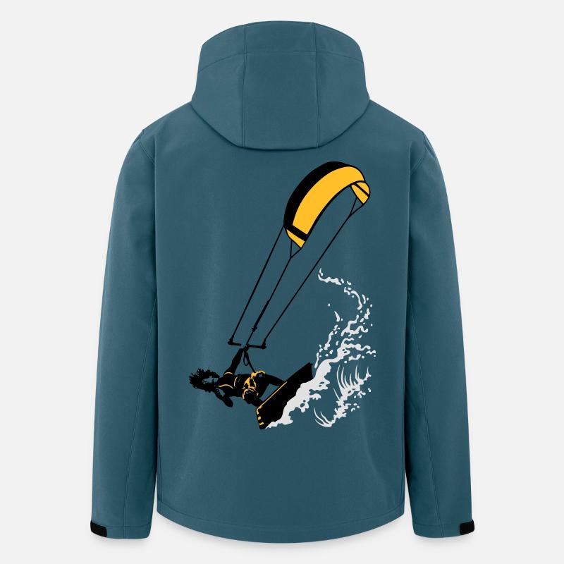 Kitesurfing and wave flex - Men’s Recycled Softshell Jacket by Stanley/Stella - stargazer