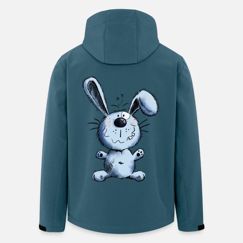 Kleiner Hoppelhase - Recycelte Männer Softshell-Jacke von Stanley/Stella - Dunkles Petrol