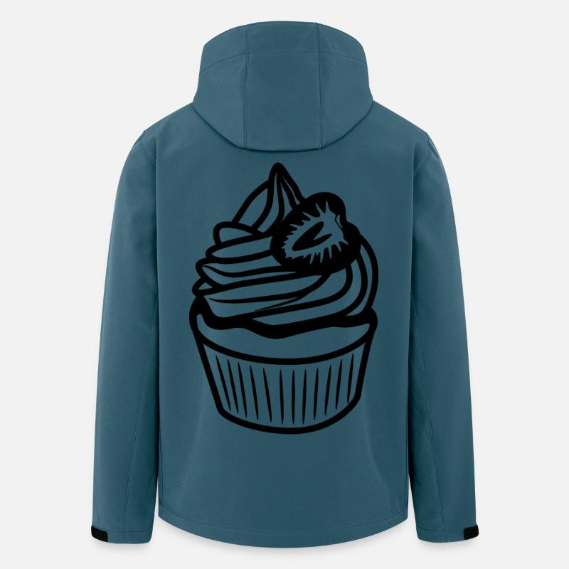 Torte - Recycelte Männer Softshell-Jacke von Stanley/Stella - Dunkles Petrol