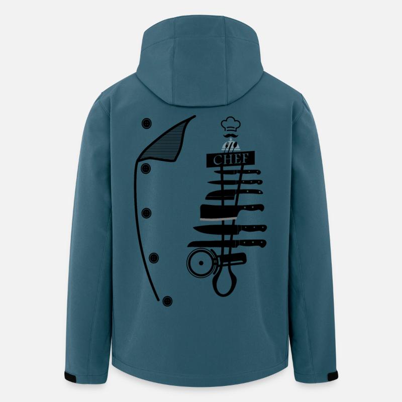 Küchenchef - Recycelte Männer Softshell-Jacke von Stanley/Stella - Dunkles Petrol