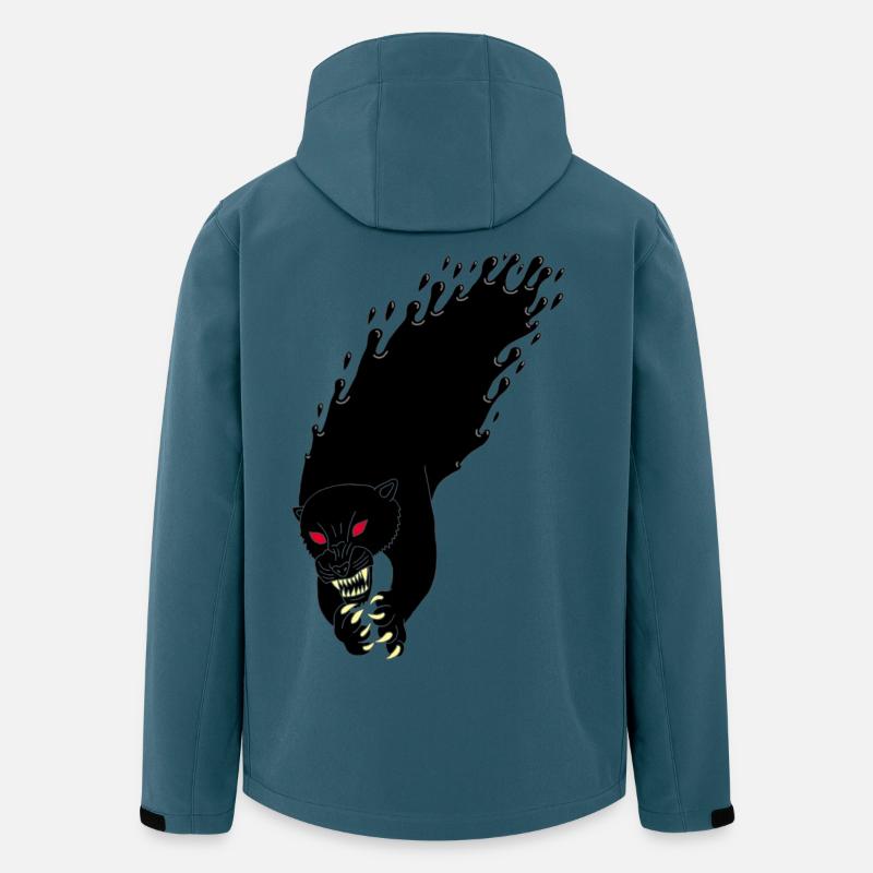 Flüssiger - Recycelte Männer Softshell-Jacke von Stanley/Stella - Dunkles Petrol