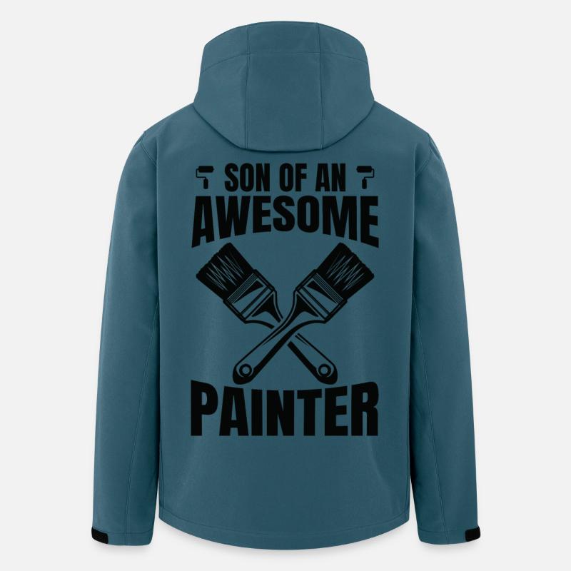 Painter Son - Men’s Recycled Softshell Jacket Discoverer by Stanley/Stella - stargazer