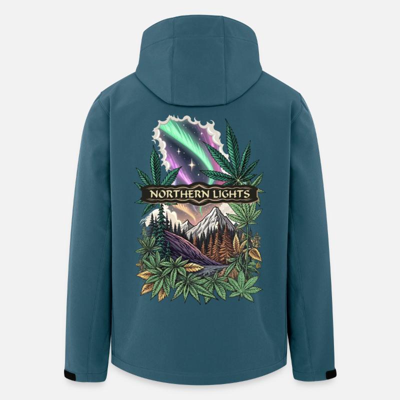 NORTHERN LIGHTS - Recycelte Männer Softshell-Jacke von Stanley/Stella - Dunkles Petrol